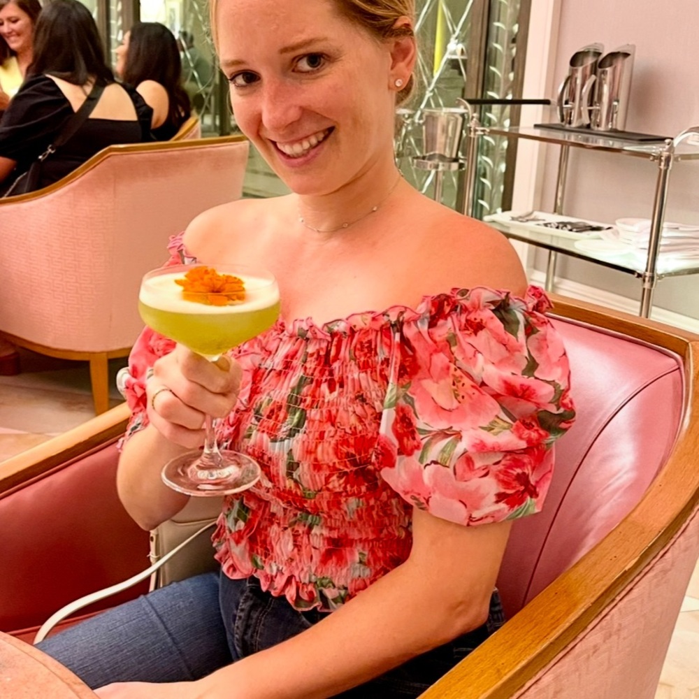 Sunday Pink Floral Off-Shoulder Blouse